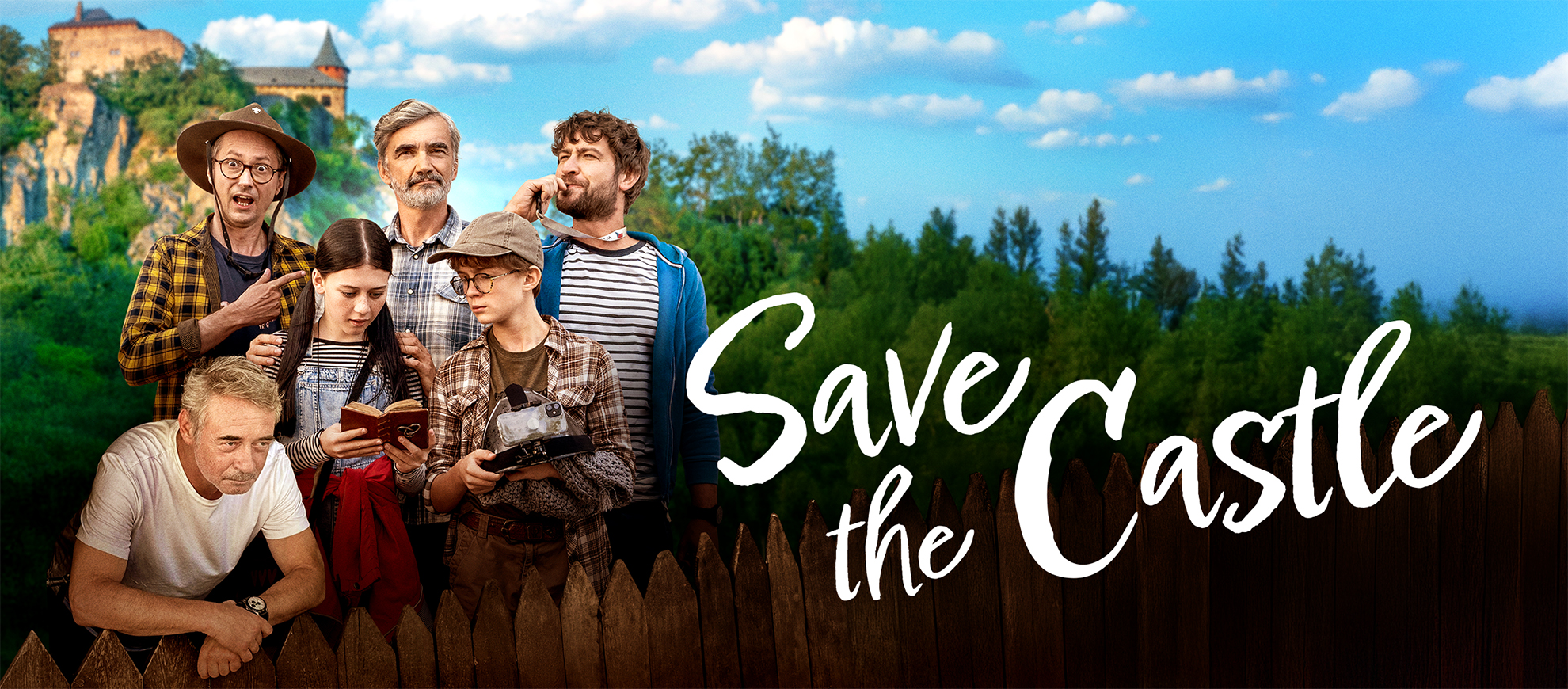 save the castle banner